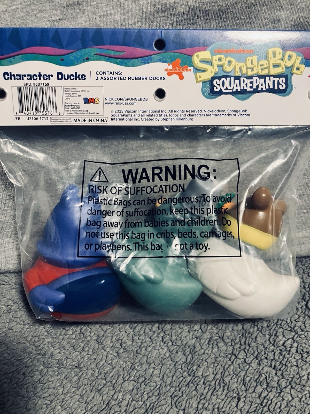 Spongebob Squarepants Character Ducks Complete Set of 12 New & Sealed ✅ Out Pics