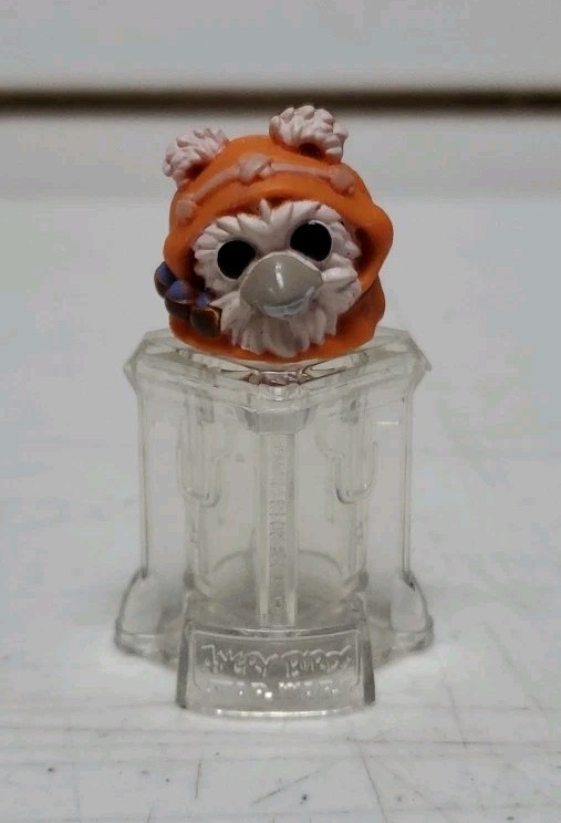 Star Wars, Angry Birds (Telepods, QR) Wicket Ewok & Pedestal, Untested *READ*