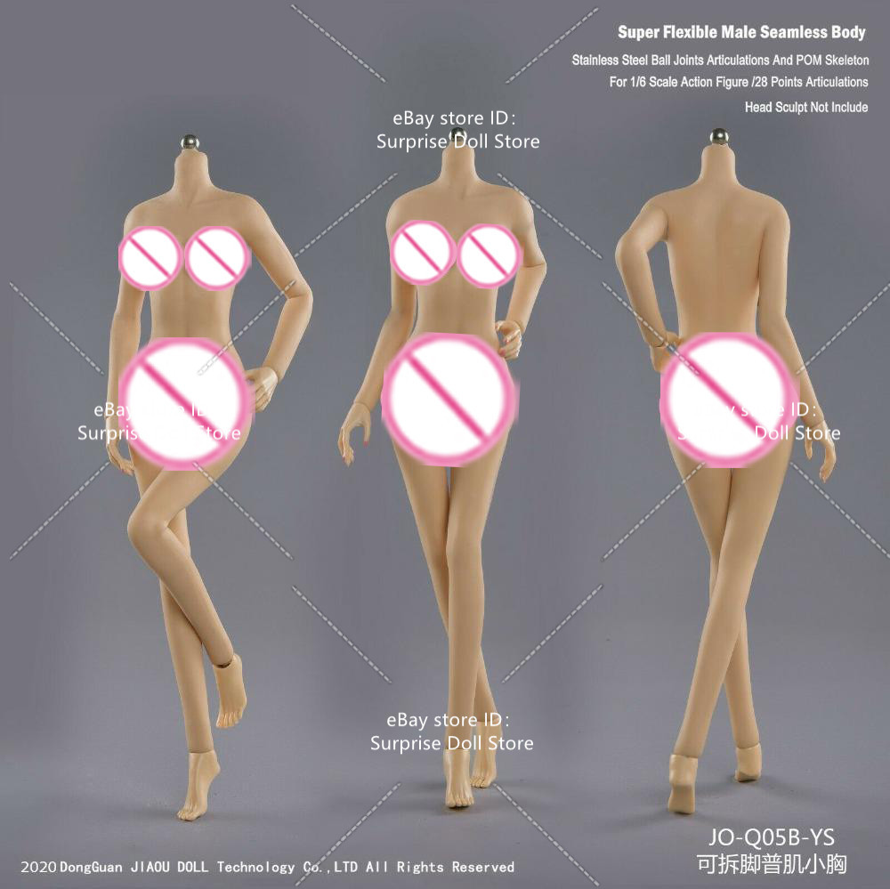 JIAOU DOLL JO-Q05B 1/6 Flexible Female Seamless Body Small Bust 12&Prime;Action Figure