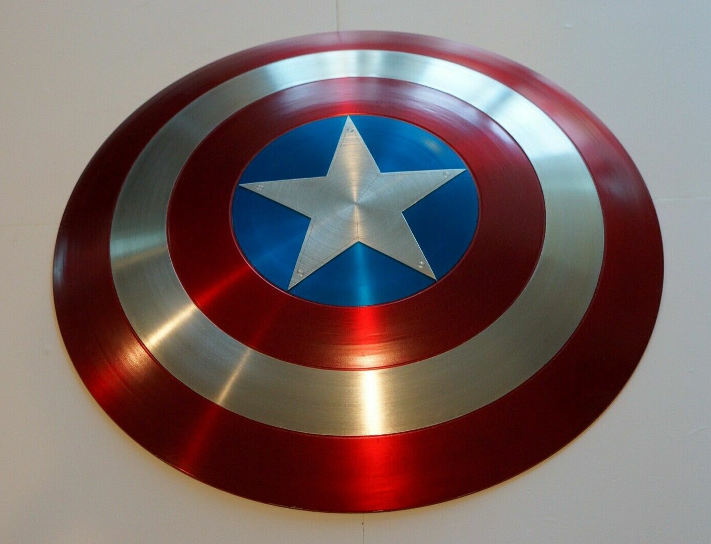 Captain America Shield – Metal Prop Replica – Screen Accurate – 1:1 Scale Shield