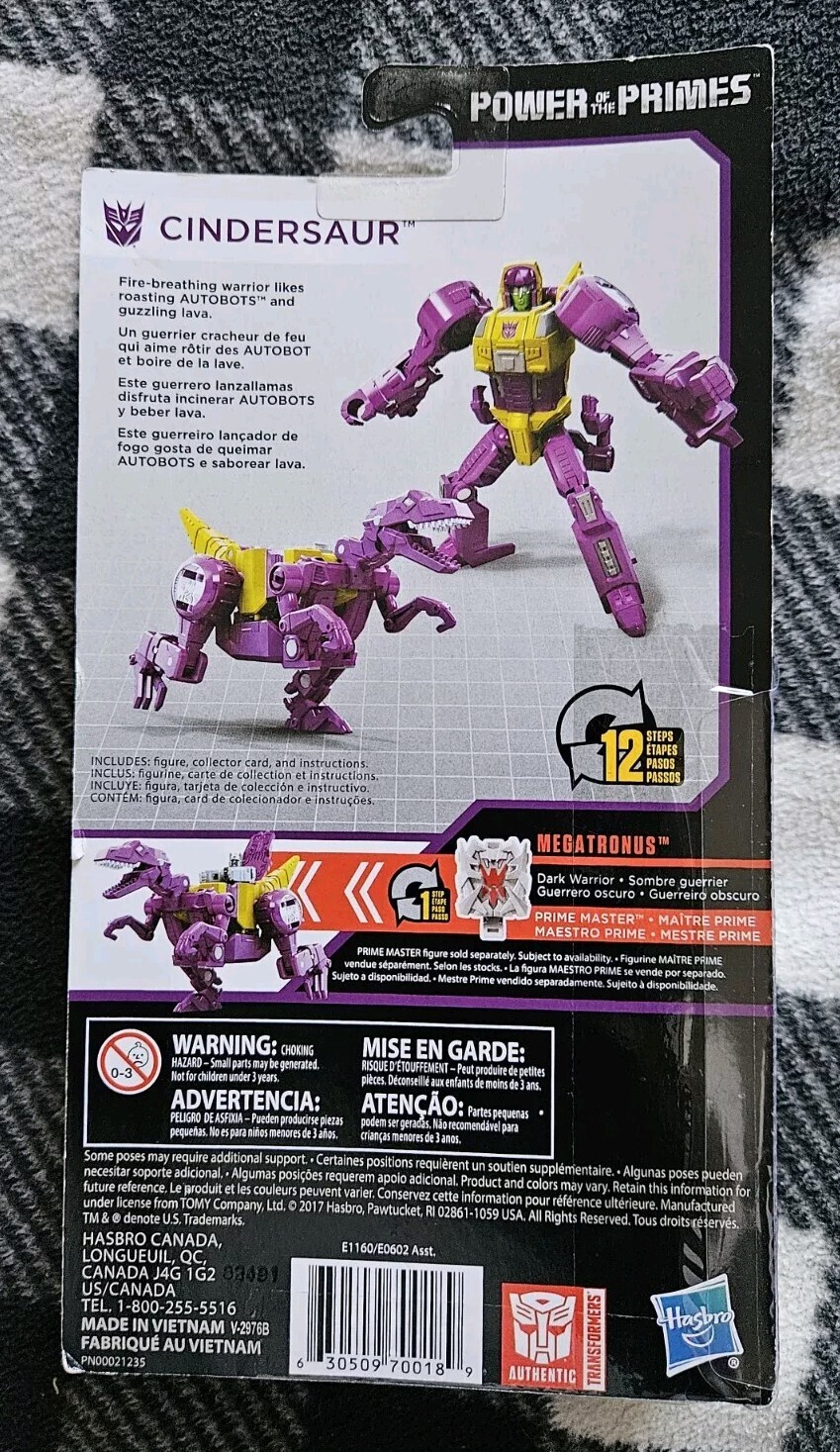 Transformers Potp Power Primes Cindersaur 2016 Sealed