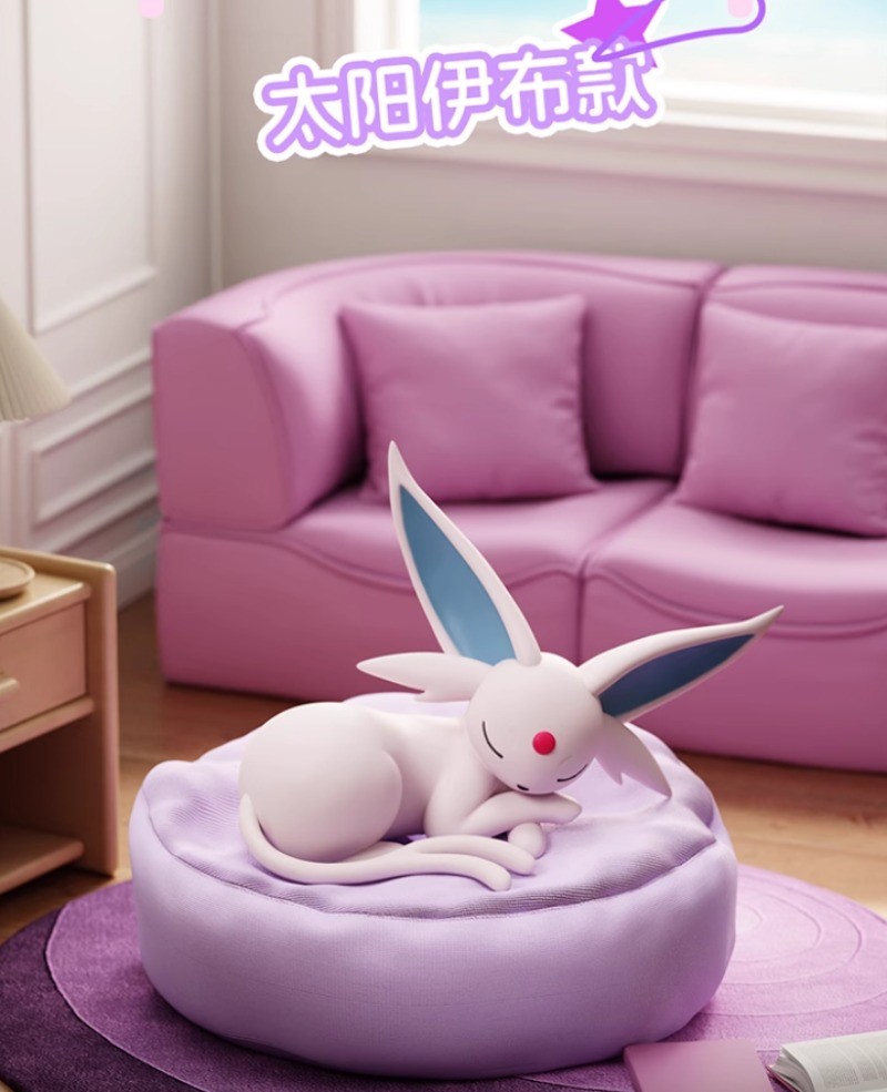 Authentic Pokemon Eevee sleeping position Series Blind Box Toy Figure NEW HOT