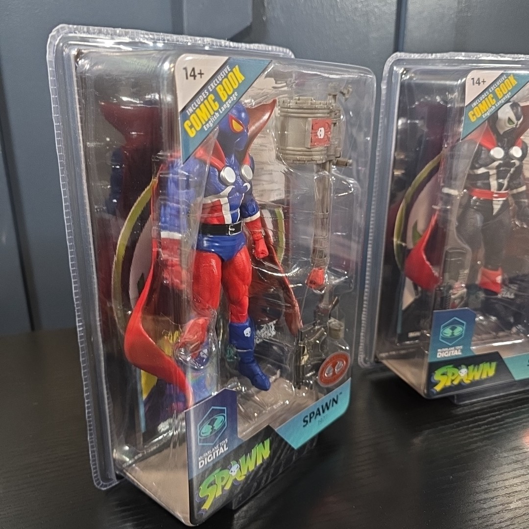 McFarlane Spawn Lot of 3 Spawn 1977 Comic Book Edition +The Deviant Rat City NEW