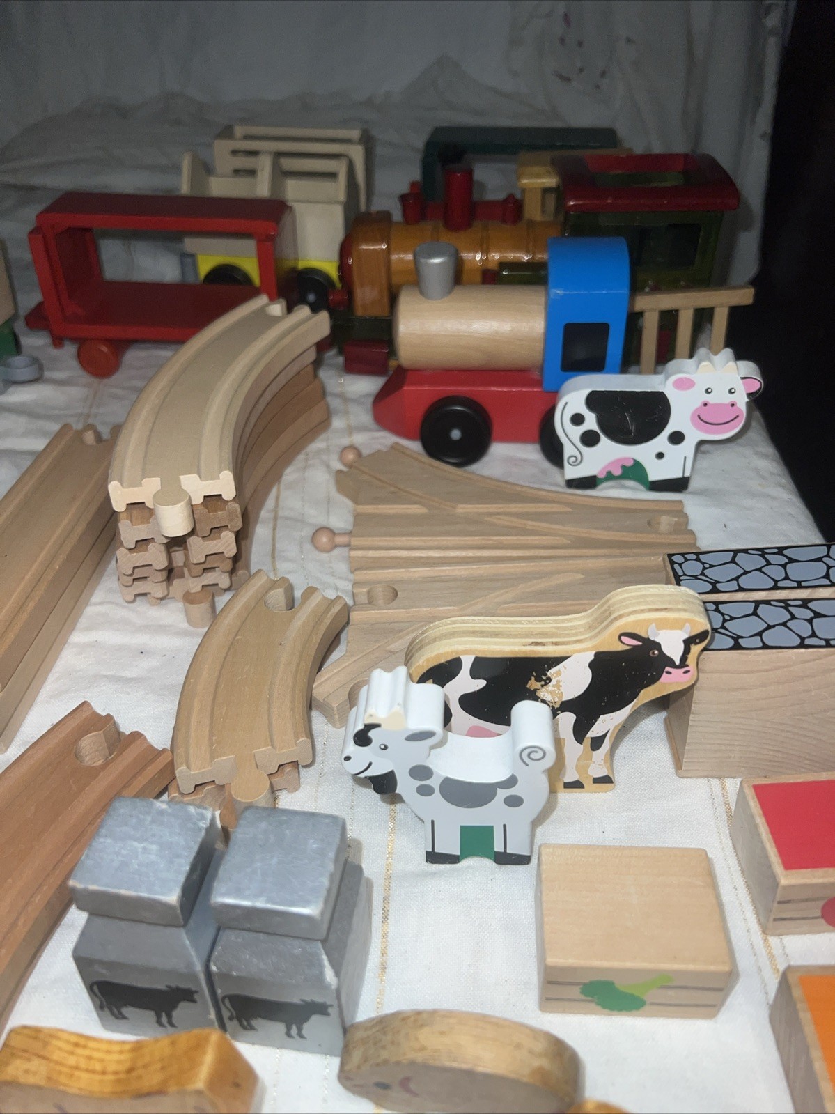 Thomas And Friends Multicolor Train Mixed Lot Wooden Track Figures Accessories
