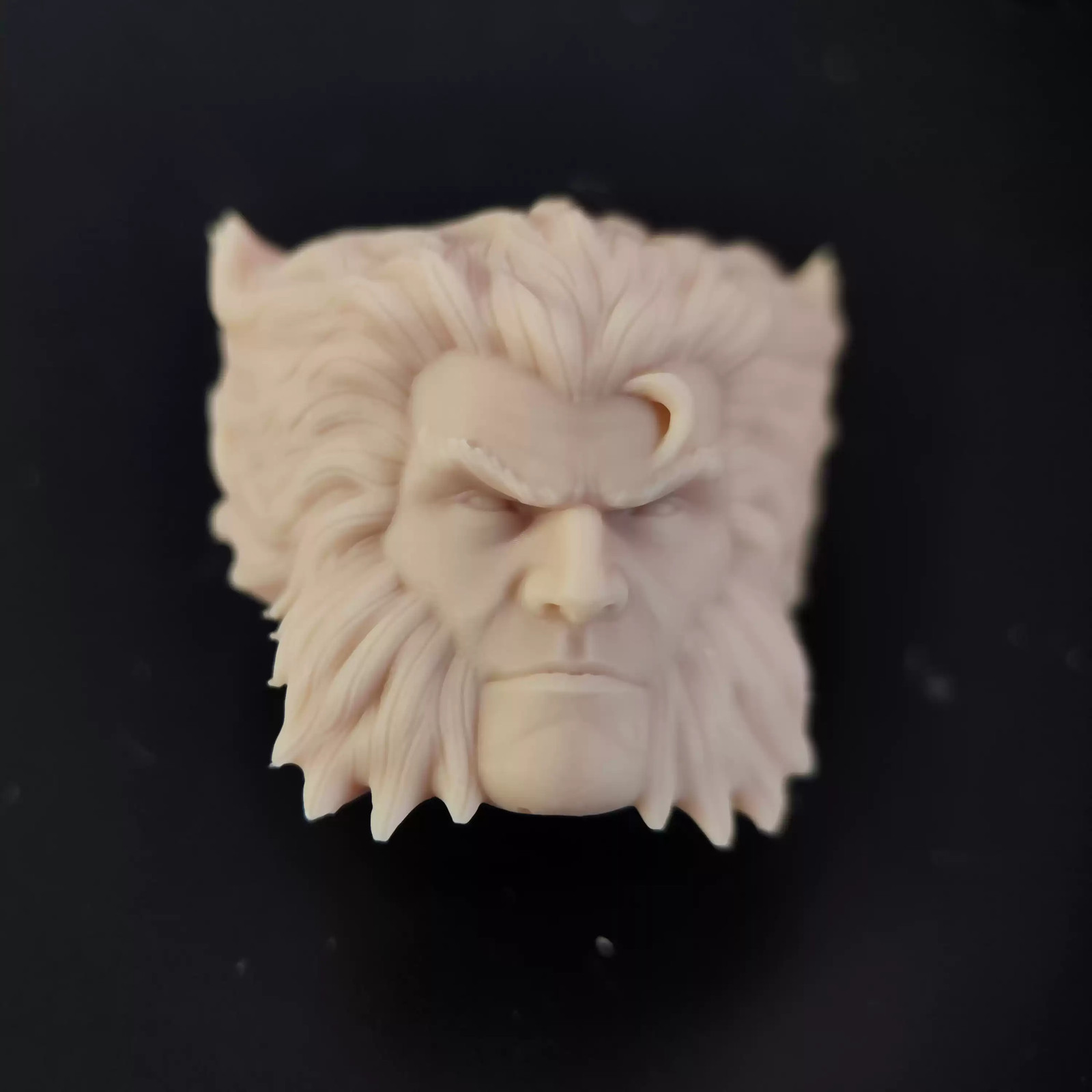 1/18 1/12 1/10 Wolverine C Resin Unpainted Head Sculpt fit 3.75&Prime; 6&Prime; 7&Prime; Figure