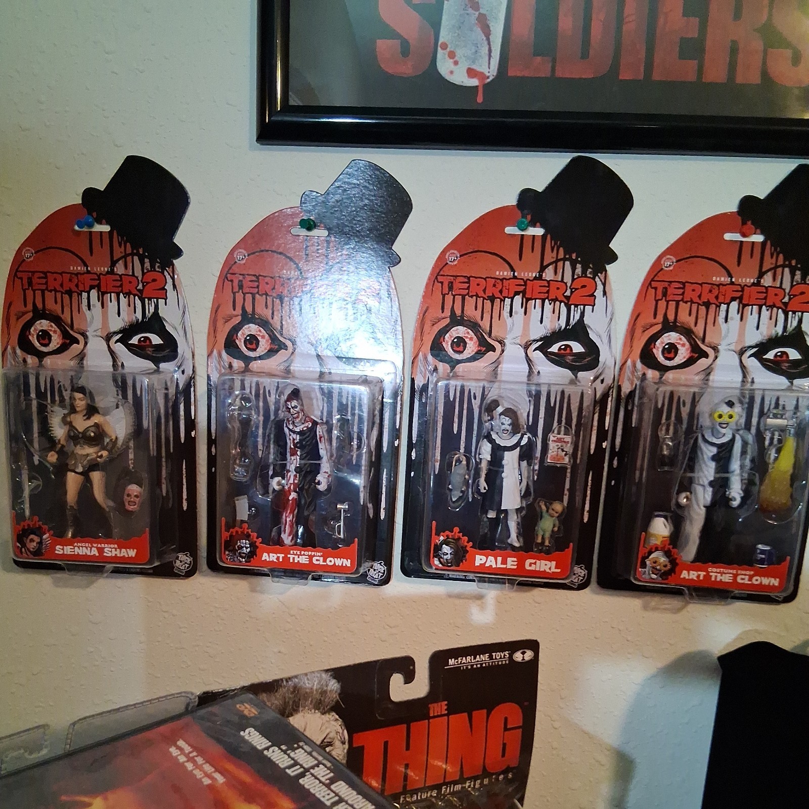 Terrifier 2 trick or treat Figures COMPLETE SET Art, Sienna,Pale Girl,Bloody Art