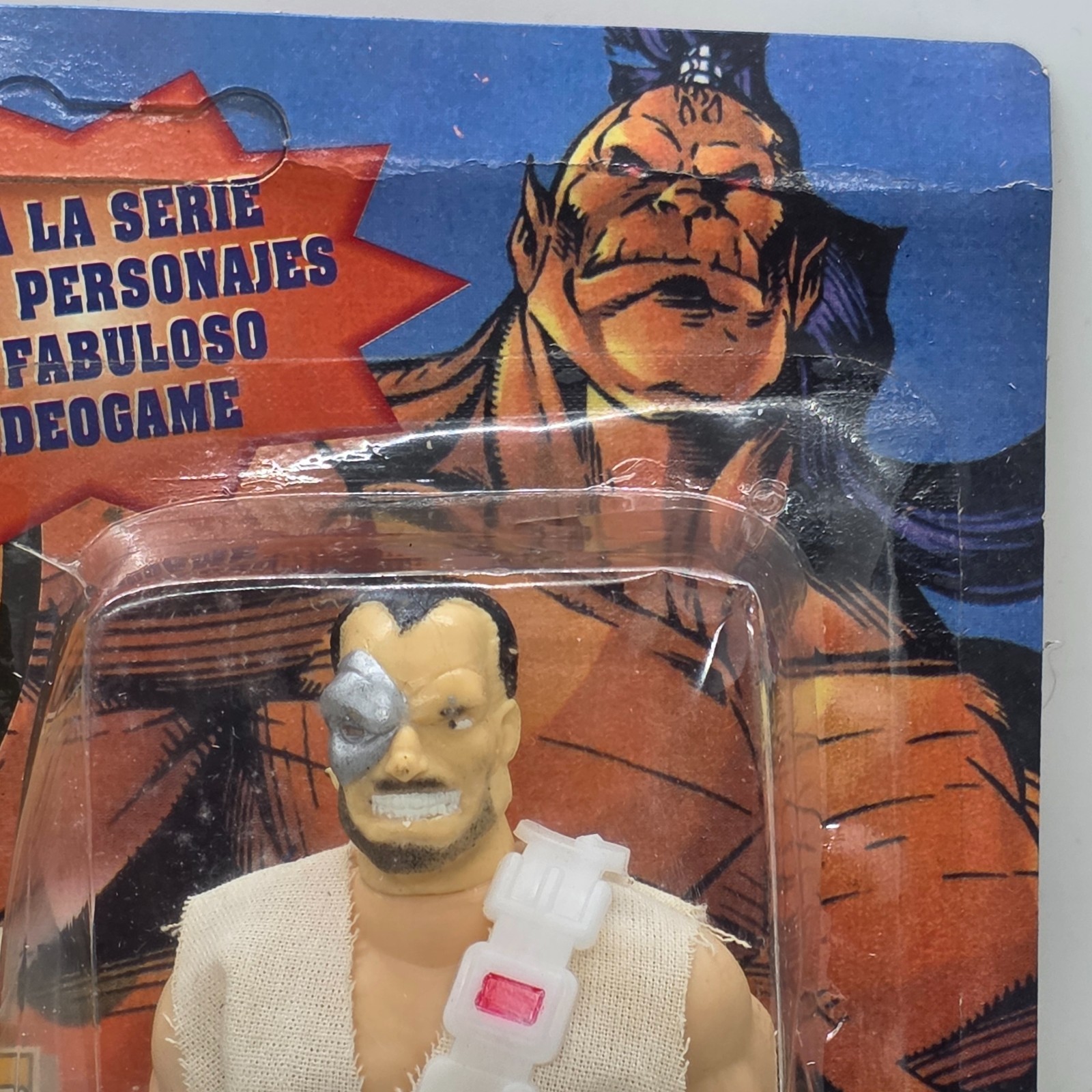 MORTAL KOMBAT TOP KANO BRAND JOCSA ARGENTINA MOC 1994 RARE