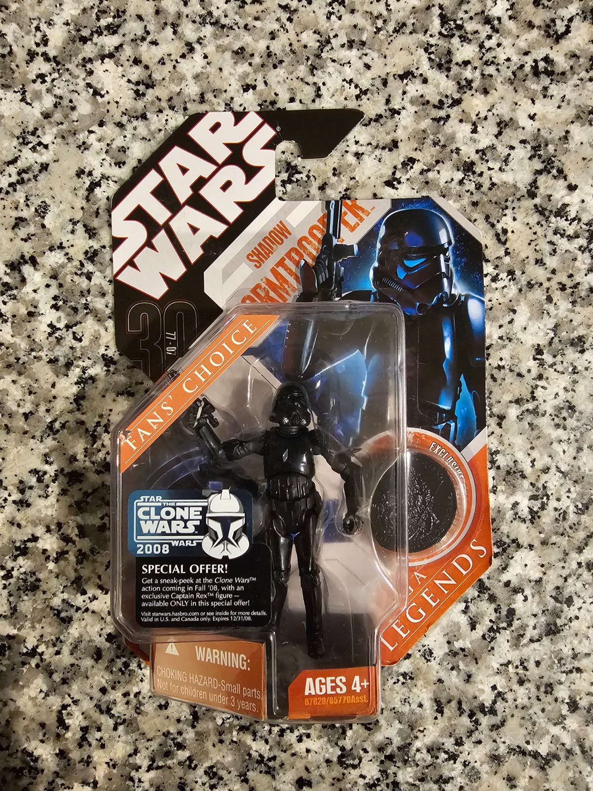 Shadow Stormtrooper 2007 STAR WARS 30th Anniversary Collection Fan&rsquo;s Choice MOC
