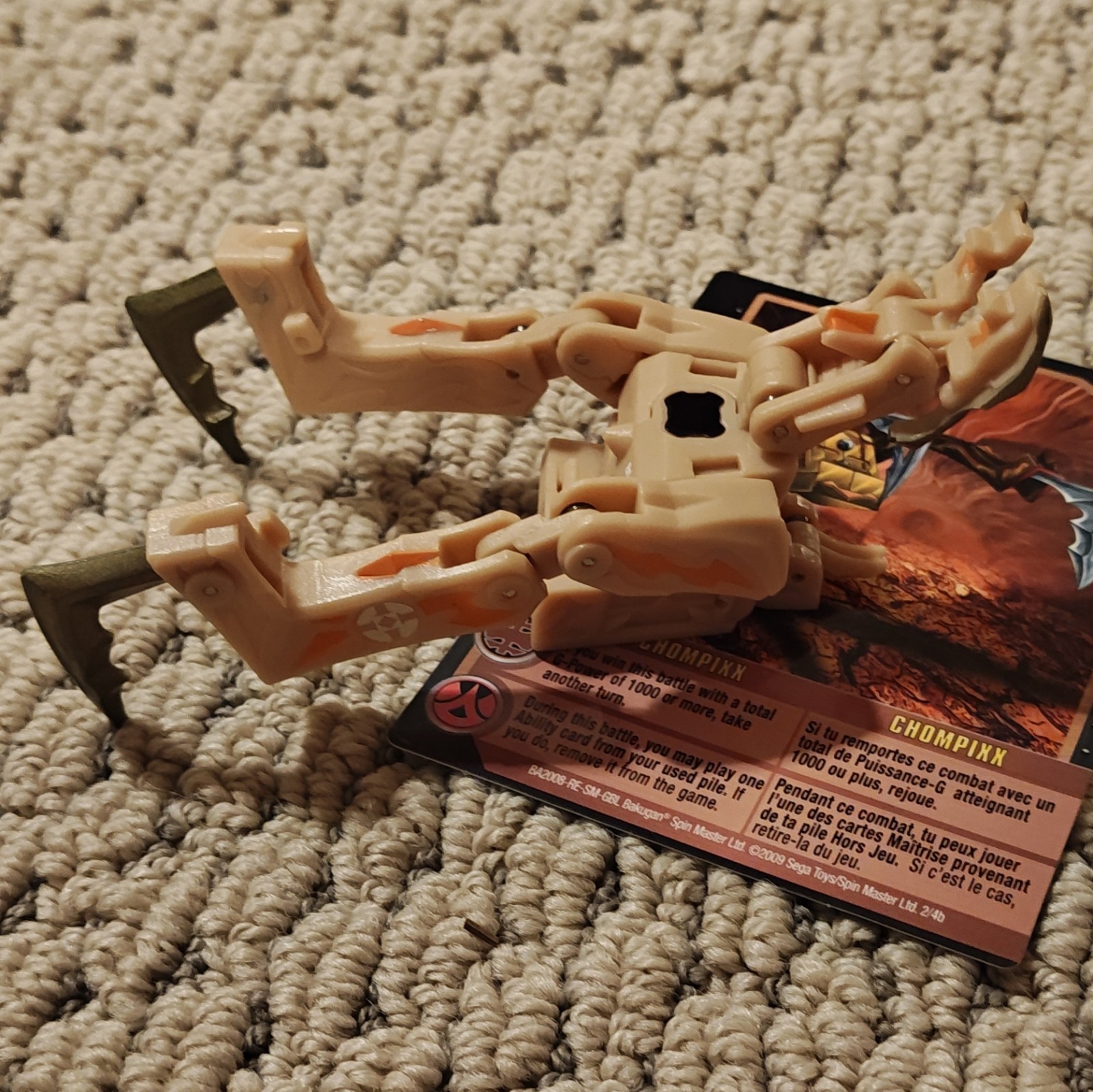 Bakugan Chompixx Battle Gear w/ Ability Card
