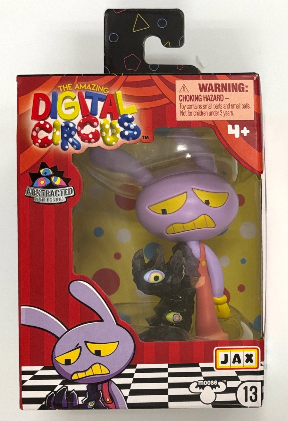 TADC The Amazing Digital Circus Abstracted Jax 4&Prime; Vinyl Figure #13 New In Hand