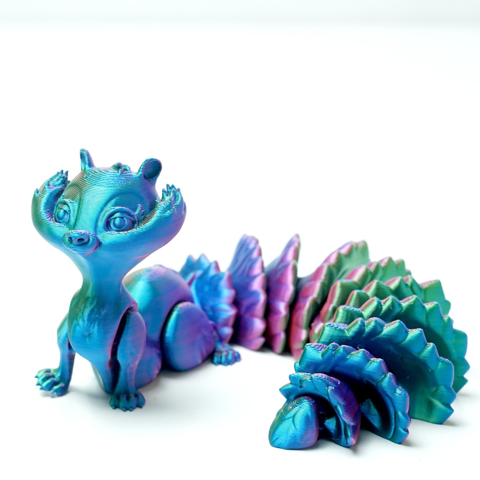3D Printed Squirrel Model,Articulated Animals figure,Fidget Toys Home Decor
