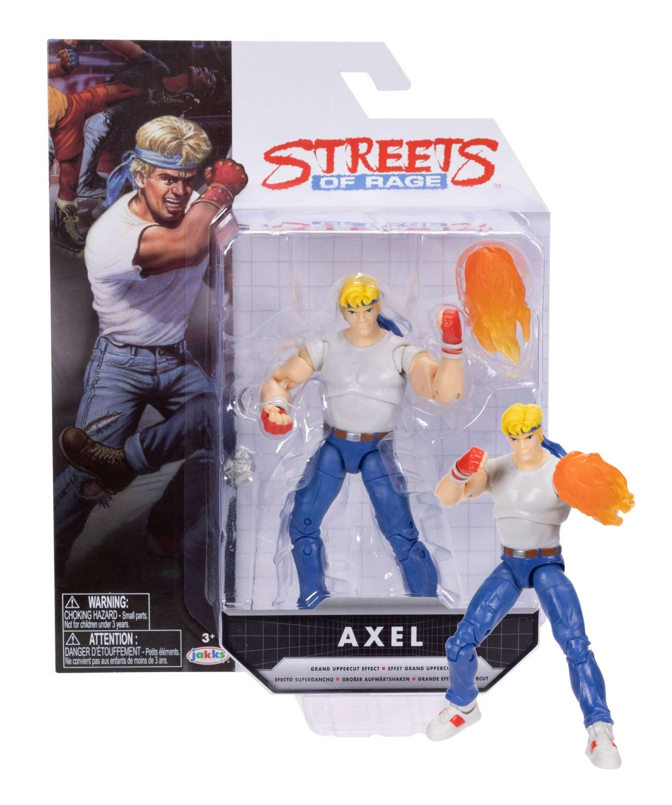 Sega Streets of Rage Rage Axel 5&Prime; Figure Mint on Card