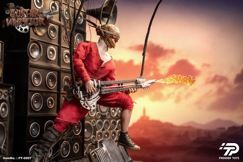 PREMIER TOYS Guitar Warrior Action Figure Model 1/6 Scale Deluxe Ver. in USA