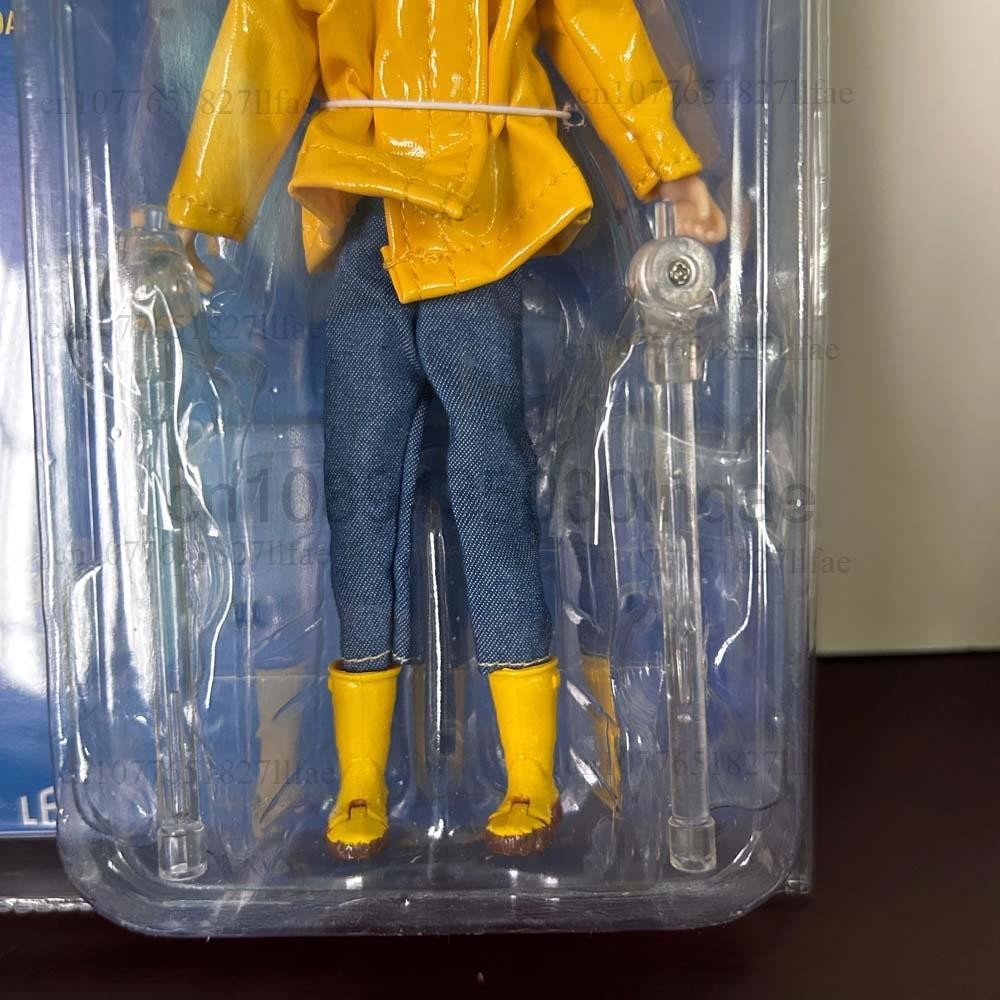 Coraline Jones Articulated Figure Raincoat Sweater in Striped Shirt Toy La Girl