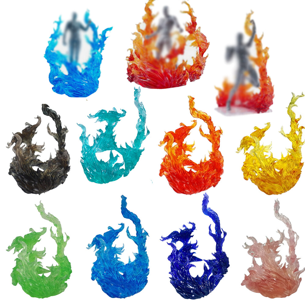 For Tamashii Effect Impact Burning Flame for Figma S.H.Figuarts SHF 1/12 Figure
