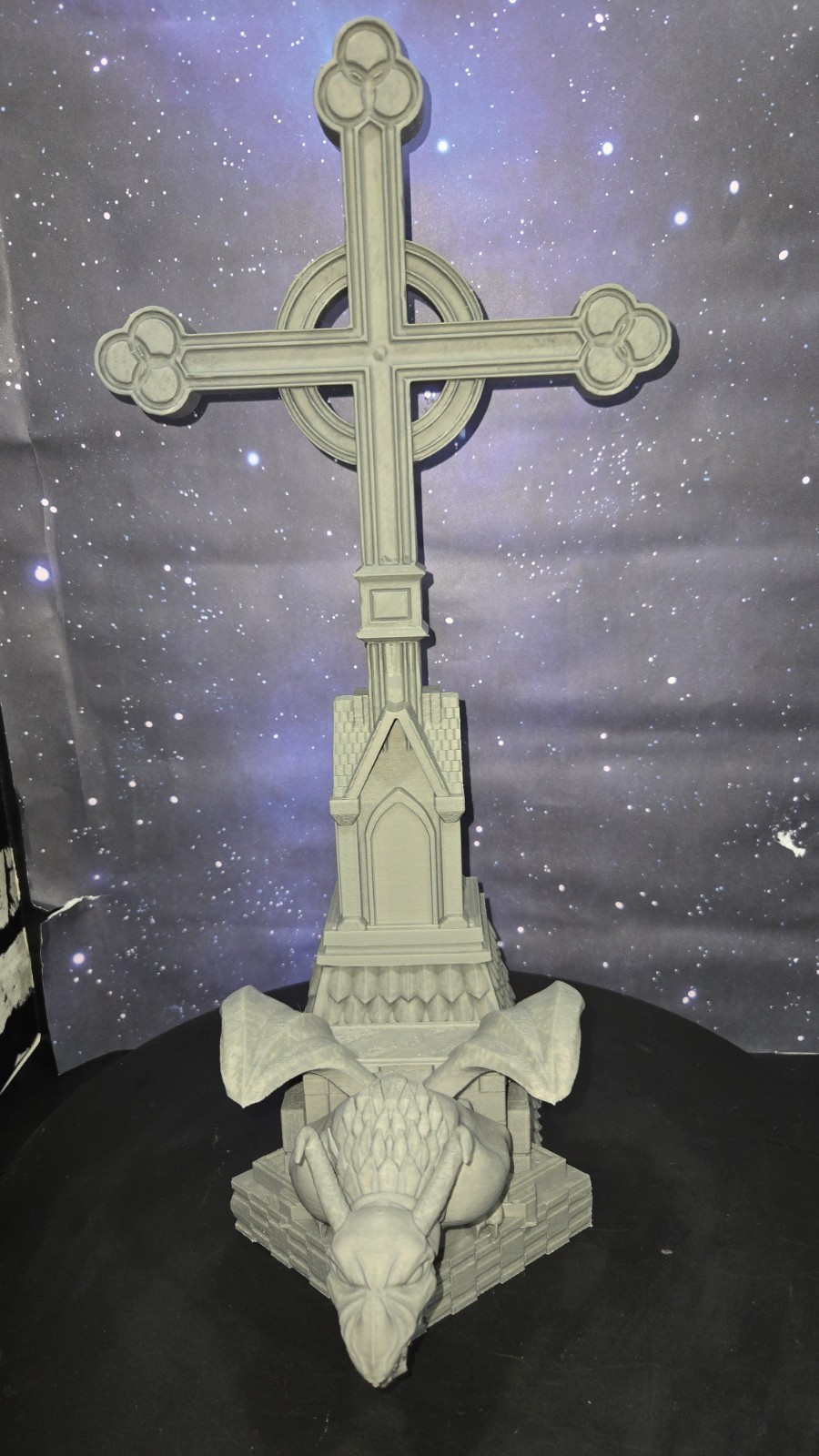 SPAWN BATMAN DAREDEVIL action figure Cross Base Gargoyles Steeple Diorama