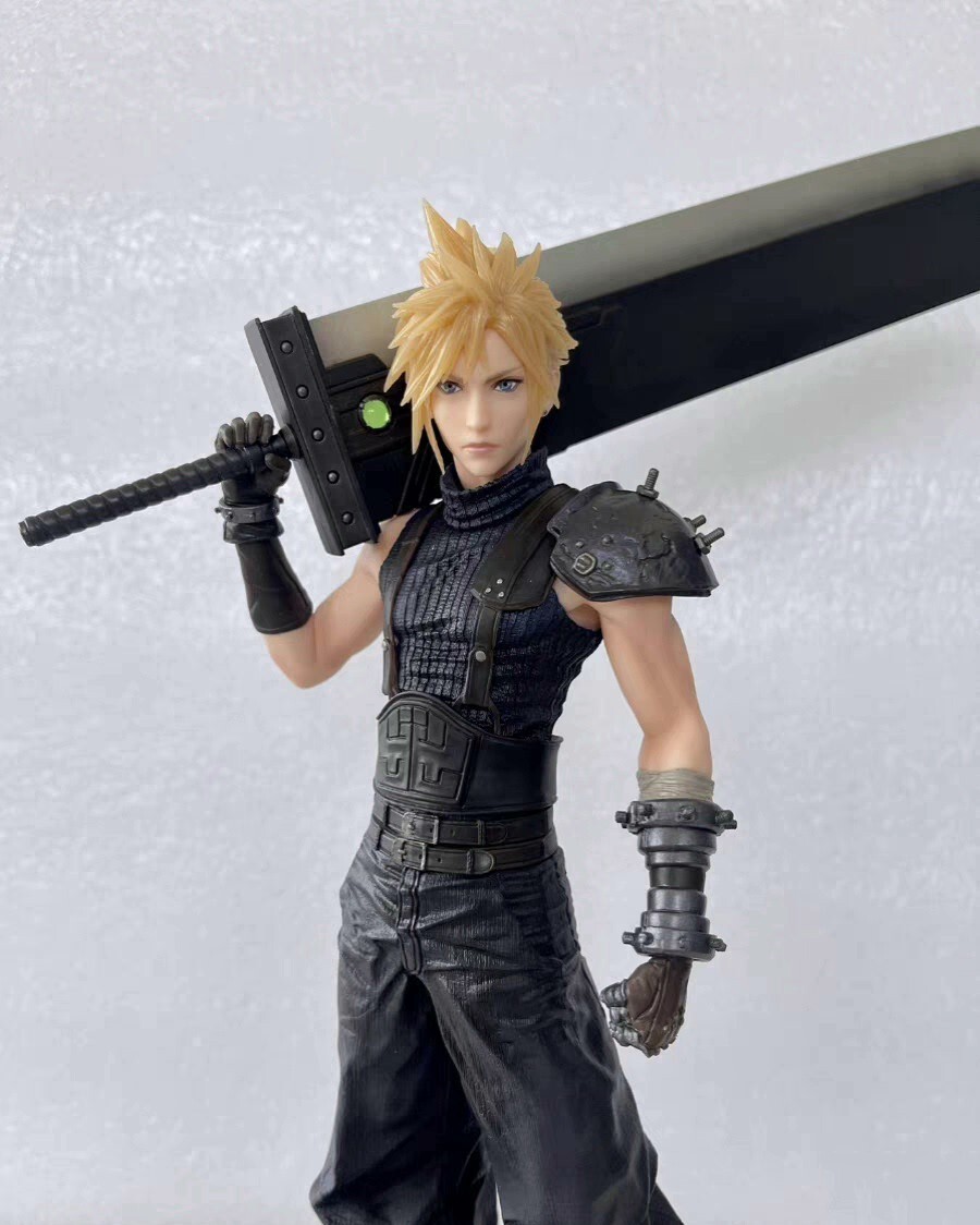11&Prime; STATIC ARTS Final Fantasy VII Cloud Strife remake rebirth Figure (no box)