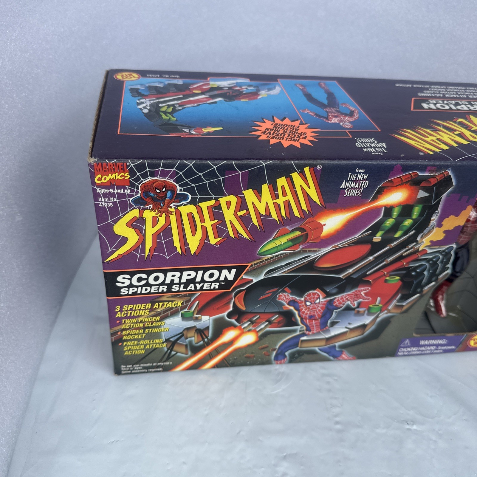 Spiderman Animated Series Scorpion Spider Slayer With Exclusive Spiderman Figure