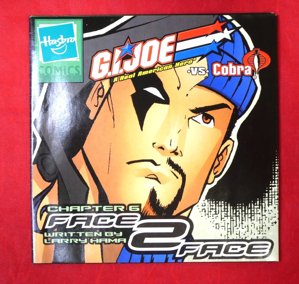 GI Joe vs COBRA COMIC & Figure Insert PROMO CHAPTER 6: Face 2 Face Larry Hama
