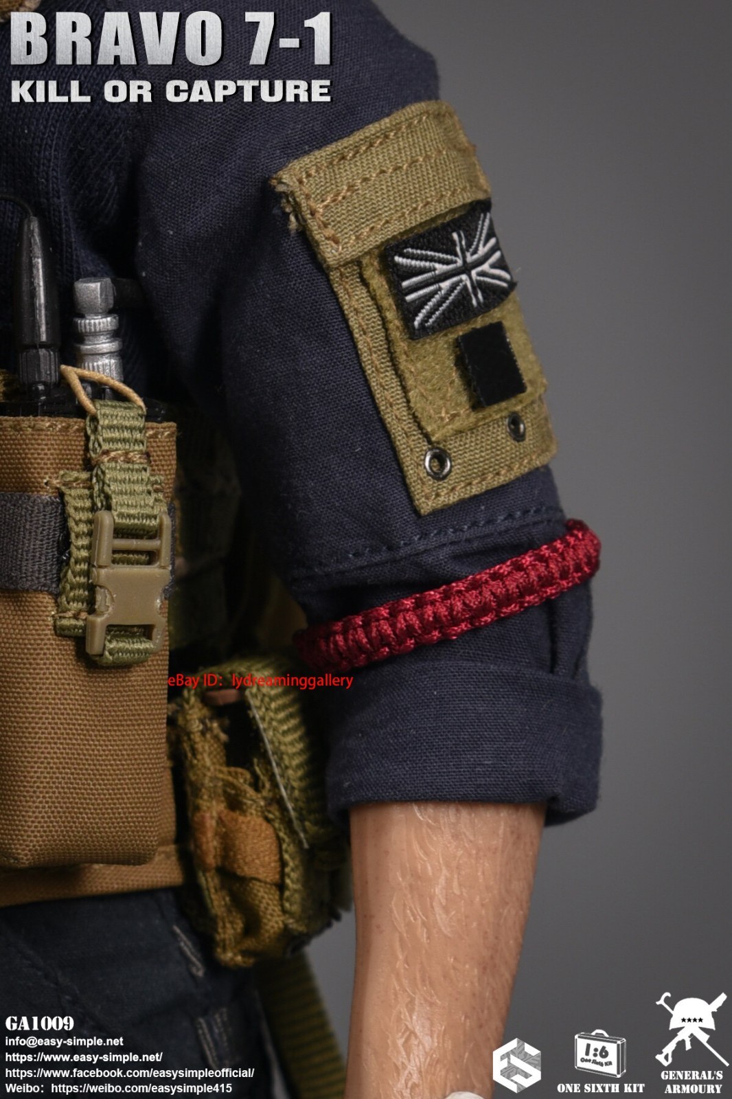 EASY&SIMPLE GA1009 BRAVO 7-1 KILL OR CAPTURE 1/6 Limited Edition Action Figure