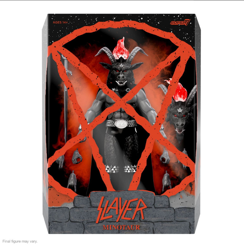 Super7 Slayer Minotaur Black Magic Ultimates 7&Prime; Action Figure Show No Mercy