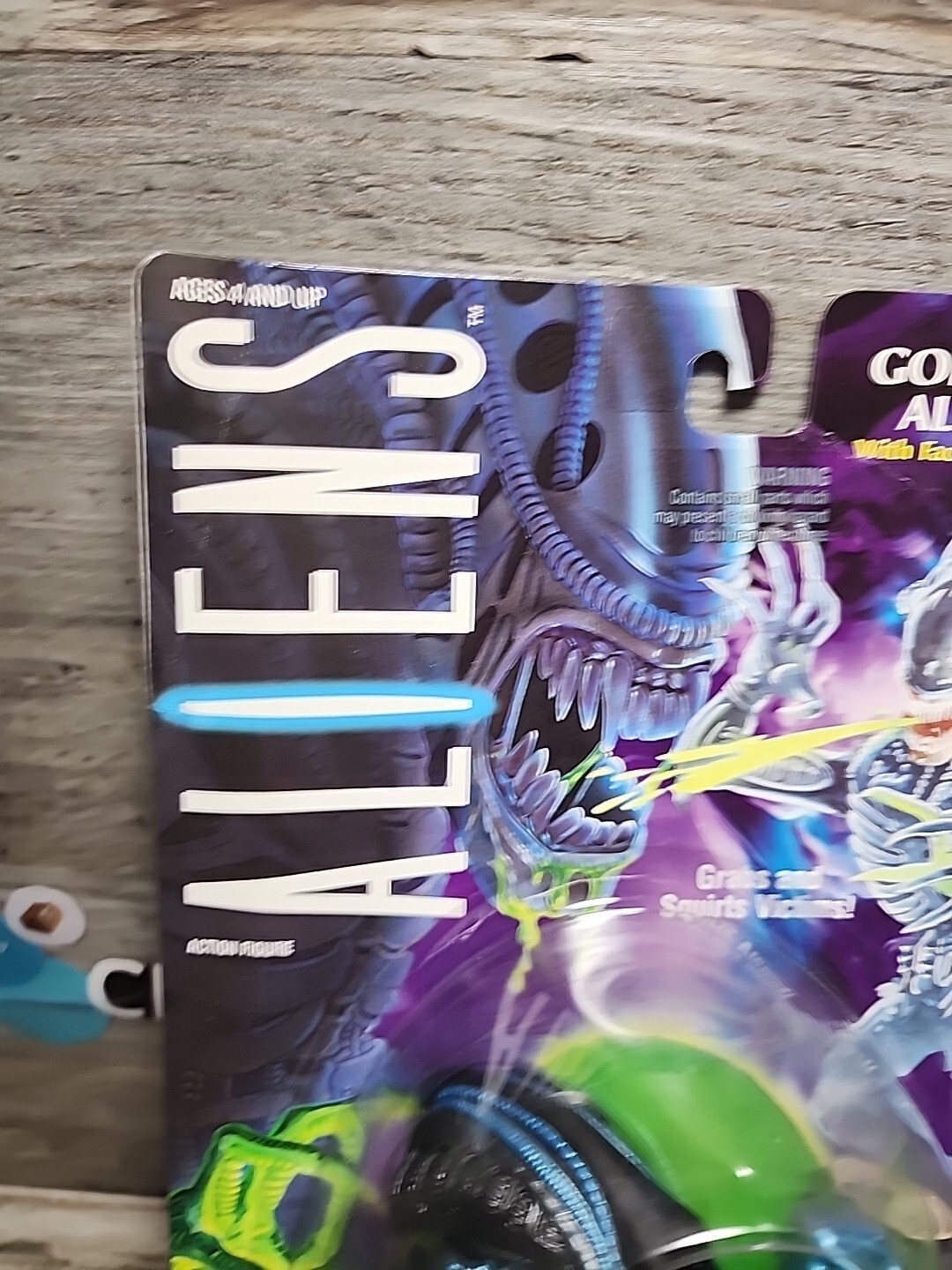 Vintage 1992 Aliens Gorilla Alien W/ Face Hugger & Comic Kenner MOSC