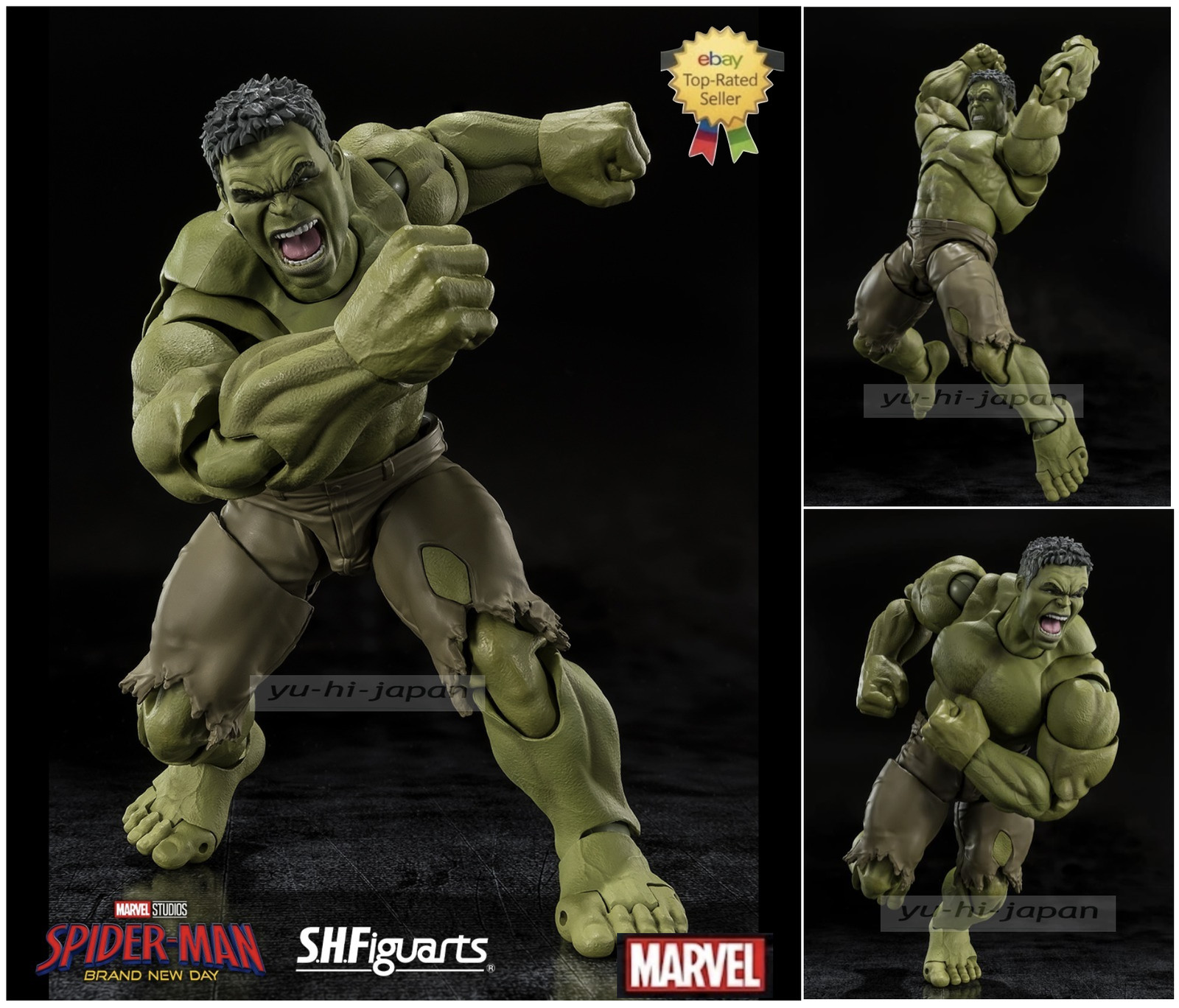 S.H.Figuarts Hulk Spider-Man Brand New Day Premium Bandai Figure New