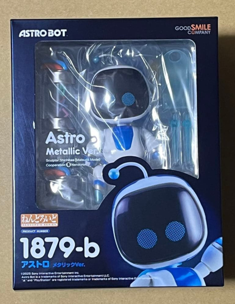 Astro Bot Nendoroid 1879-b Metallic Ver. Figure Good Smile Company