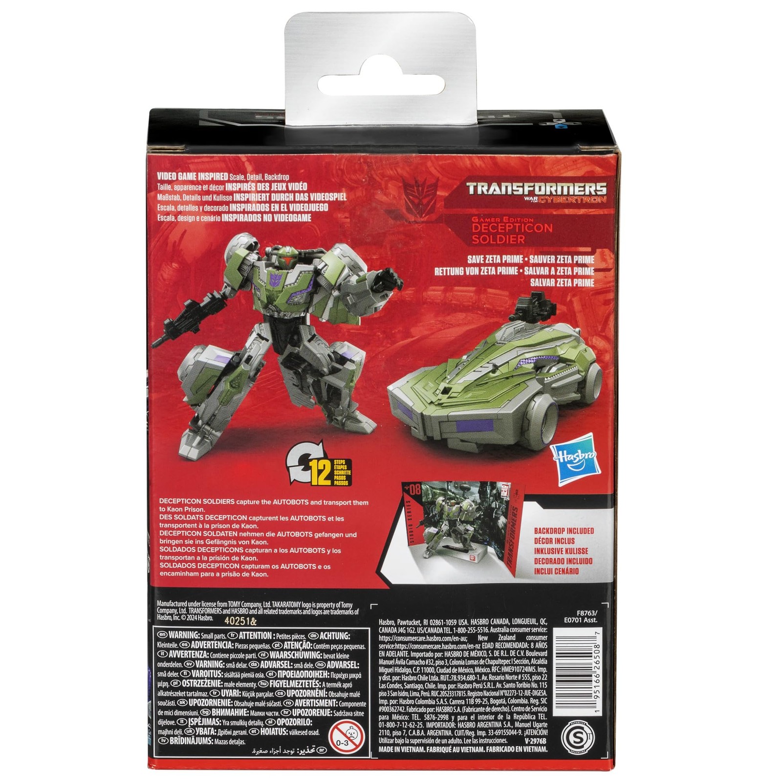 Transformers Studio Series Gamer Edition Decepticon Soldier 4.5&Prime; Action Figure