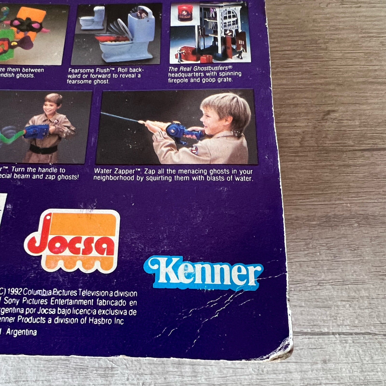 Vintage 1992 Real Ghostbusters Screaming Heroes Egon Spengler Jocsa MOC Rare