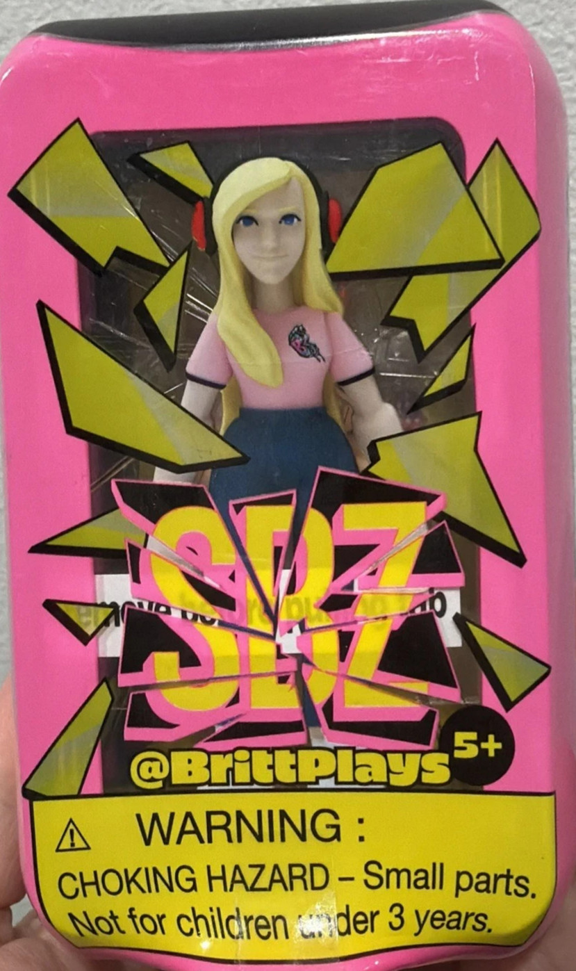 SBZ Screen Breakz BrittPlays Collectible Figurine – NEW Sealed