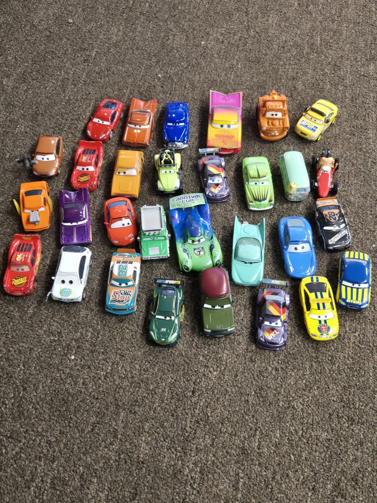 Disney Pixar Cars Lot of 30 Mater McQueen Snot Rod Cora Copper Edwin Kranks #3