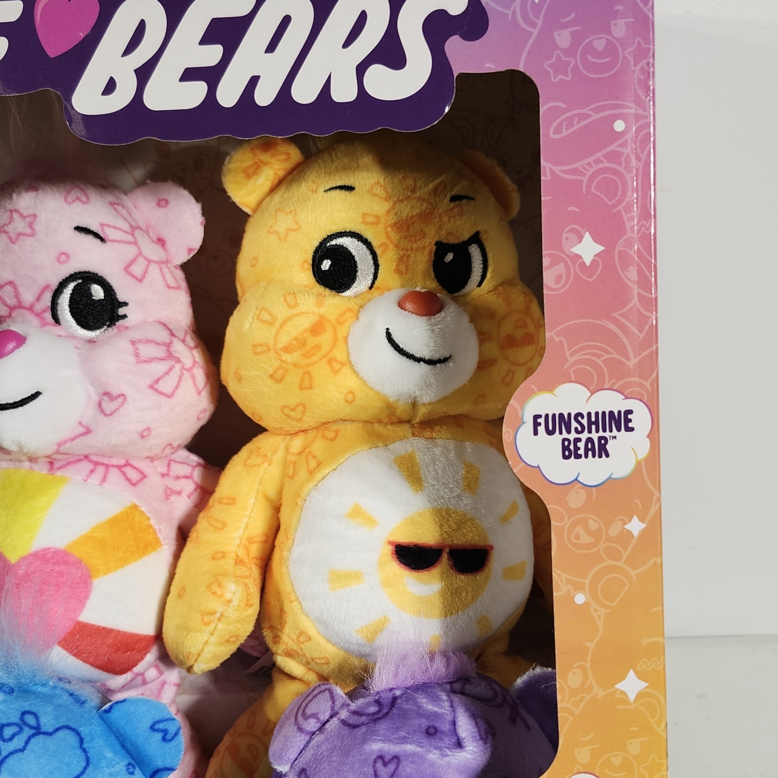 Care Bears Special Edition 4 Pack Collector Set Kids Stuffed Plush Animal Toy