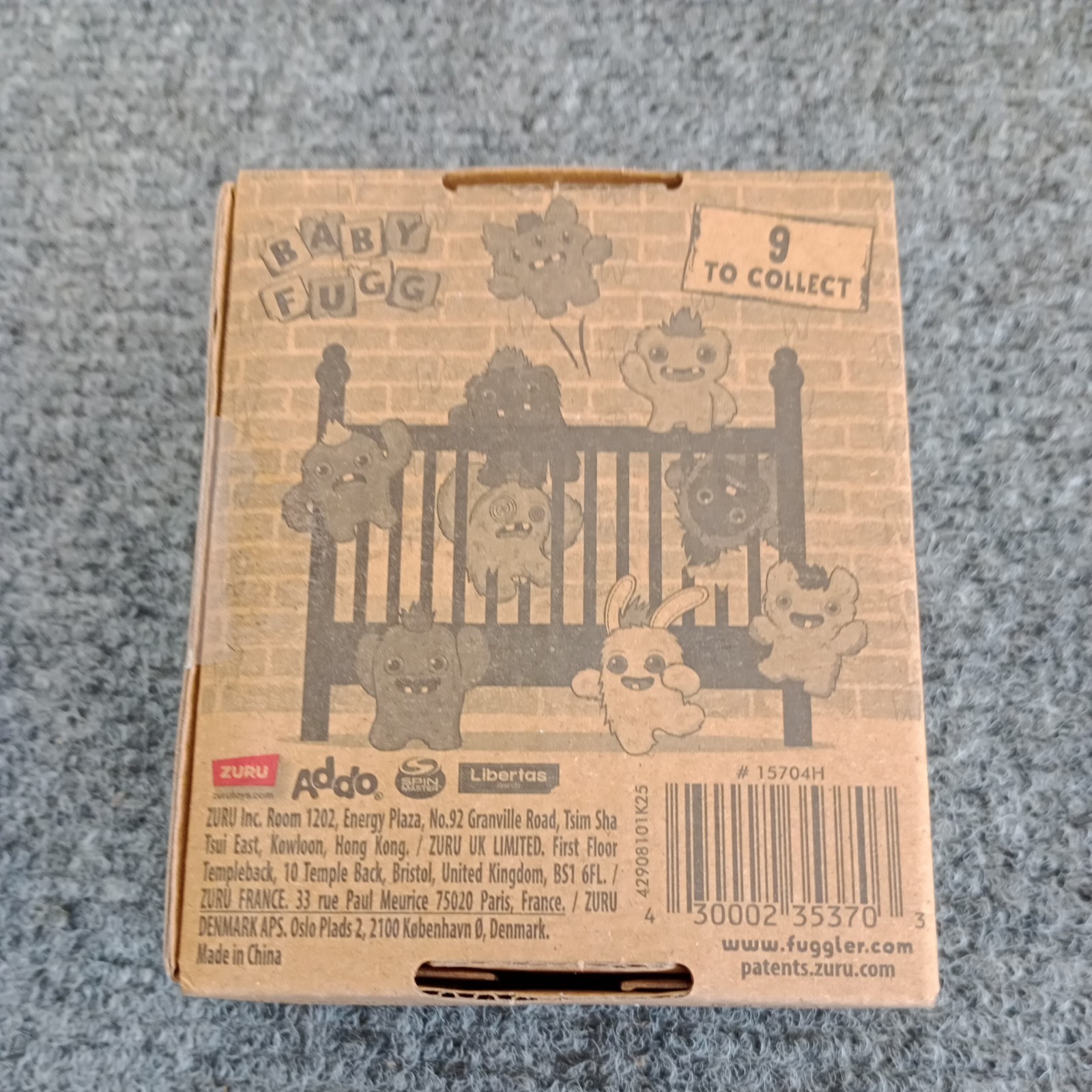 Fuggler Baby Fugg Series 4 Blue Sasquoosh New In Box