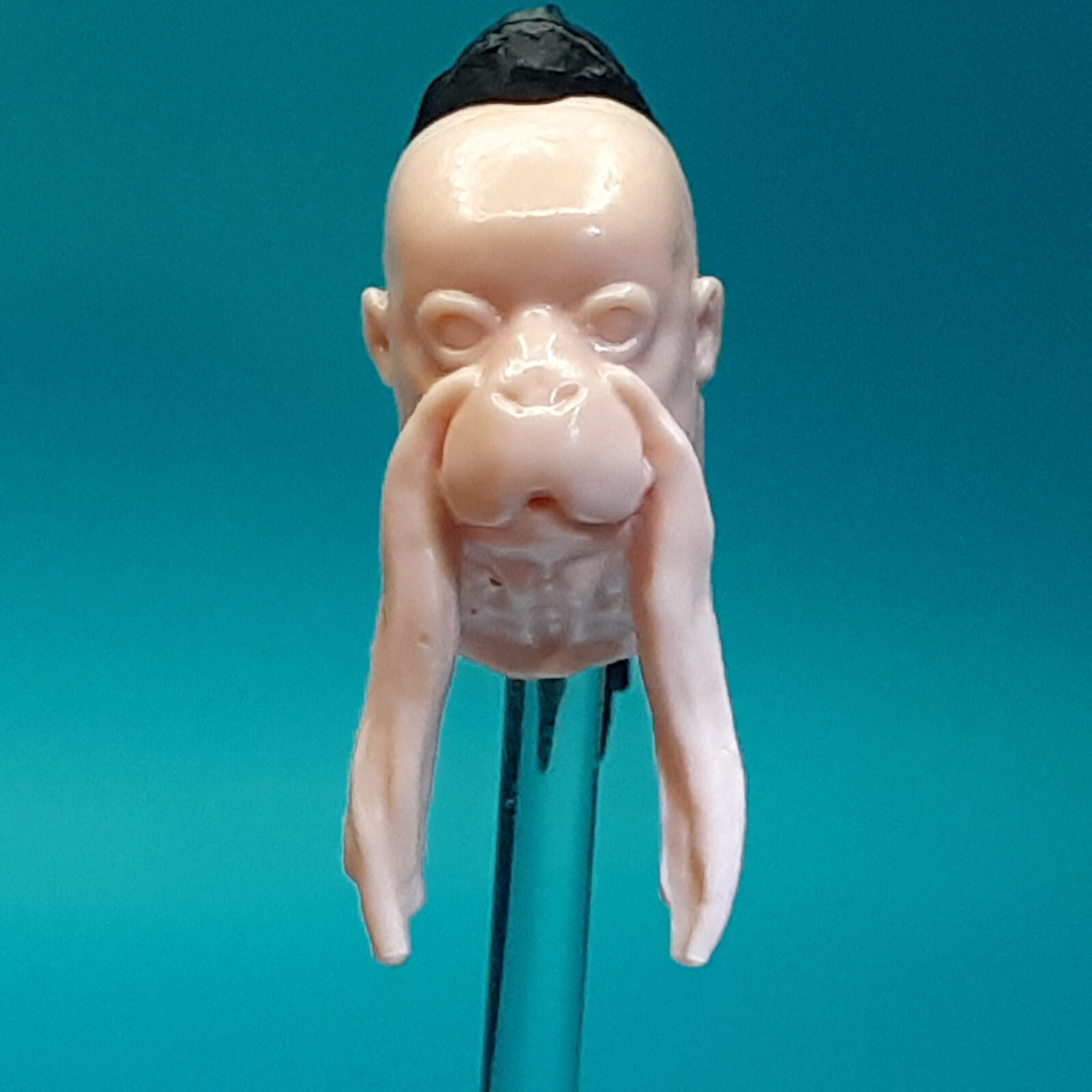Star Wars Mosep Bindeed Cantina Alien Custom Head Cast TVC 3-3/4&Prime; 1:18 Scale