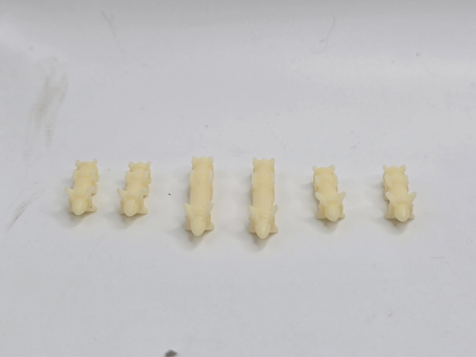 3d Printed METAL HEAD REPLACEMENT MISSLES 1:12 GI Joe Classified SEE DESCRIPTION
