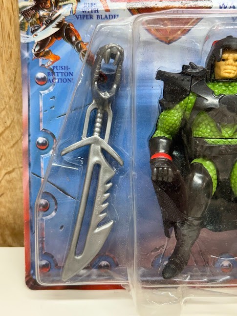 VINTAGE 1992 Mattel KING ARTHUR AND THE KNIGHTS OF JUSTICE WARLORD VIPER MOC