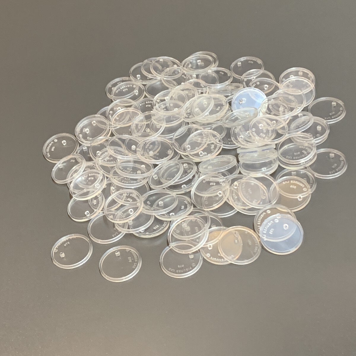 50Pcs Clear Display Stand Base for 6&Prime; DC MOTU Action Figures Model 32mm