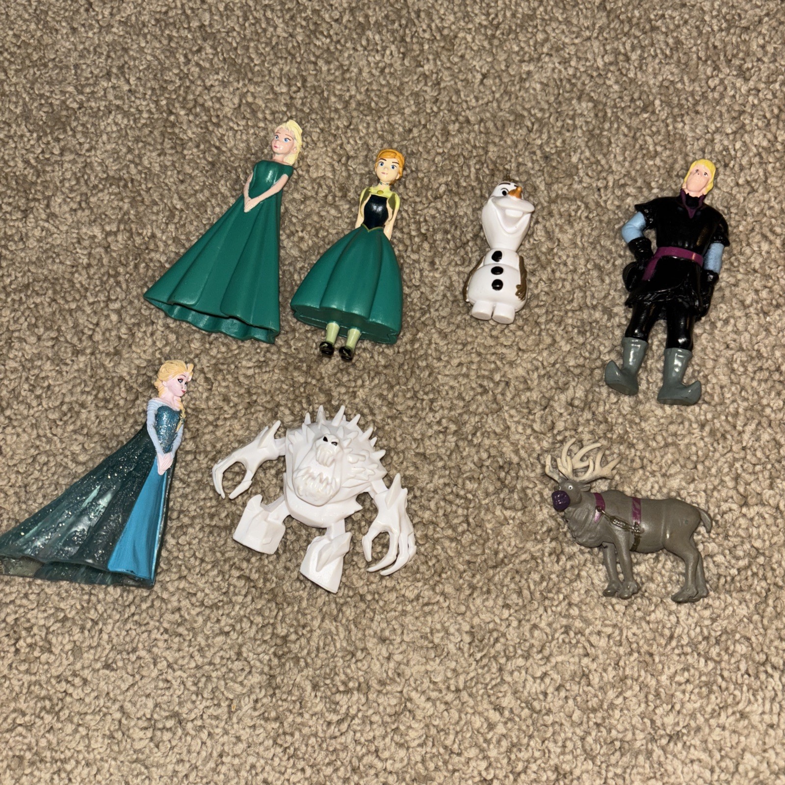Disney Encanto Frozen Sofia The First Cake Toppers Mini Figures Lot Of 31