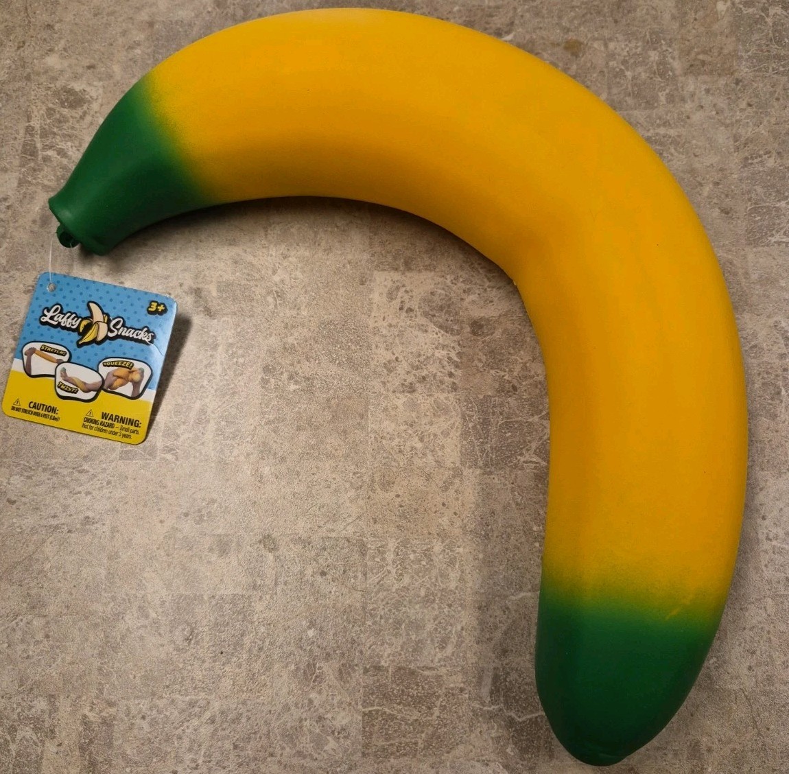Sunny Days Laffy Snacks Squishy Stretchy Banana Toy 18&Prime; Viral TikTok! FREE SHIP!