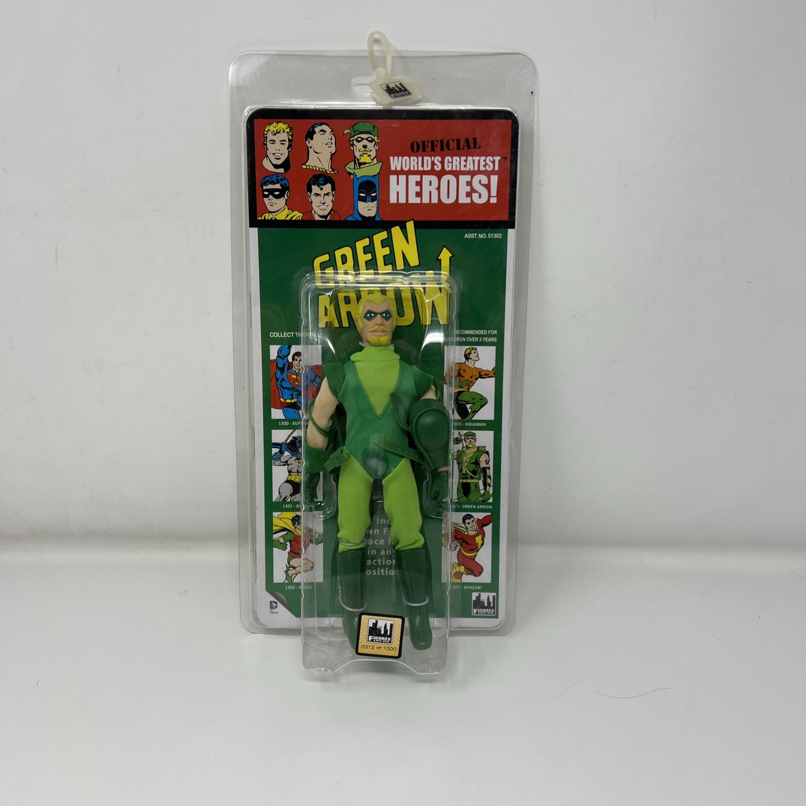 Figures Toy Co DC Comics Green Arrow World&rsquo;s Greatest Heroes #/1000 New READ