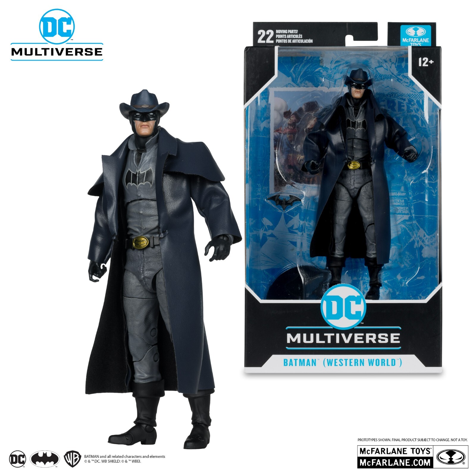 Mcfarlane DC Multiverse * Cowboy Batman (Western World) * 7&Prime; Action Figure