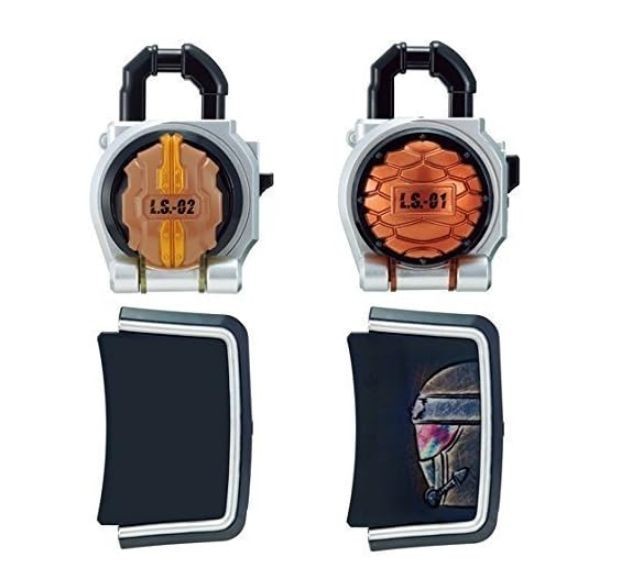 DX Rock Seed Knuckle & Black Shadow Set Kamen Rider Gaimu BANDAI Japan Import