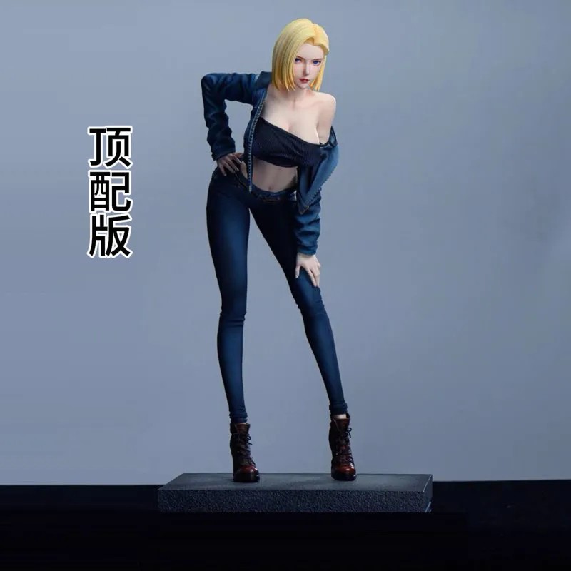 NEW Anime Figure Inspired by Android 18 PVC Model Doll Statue 32cm Unbranded