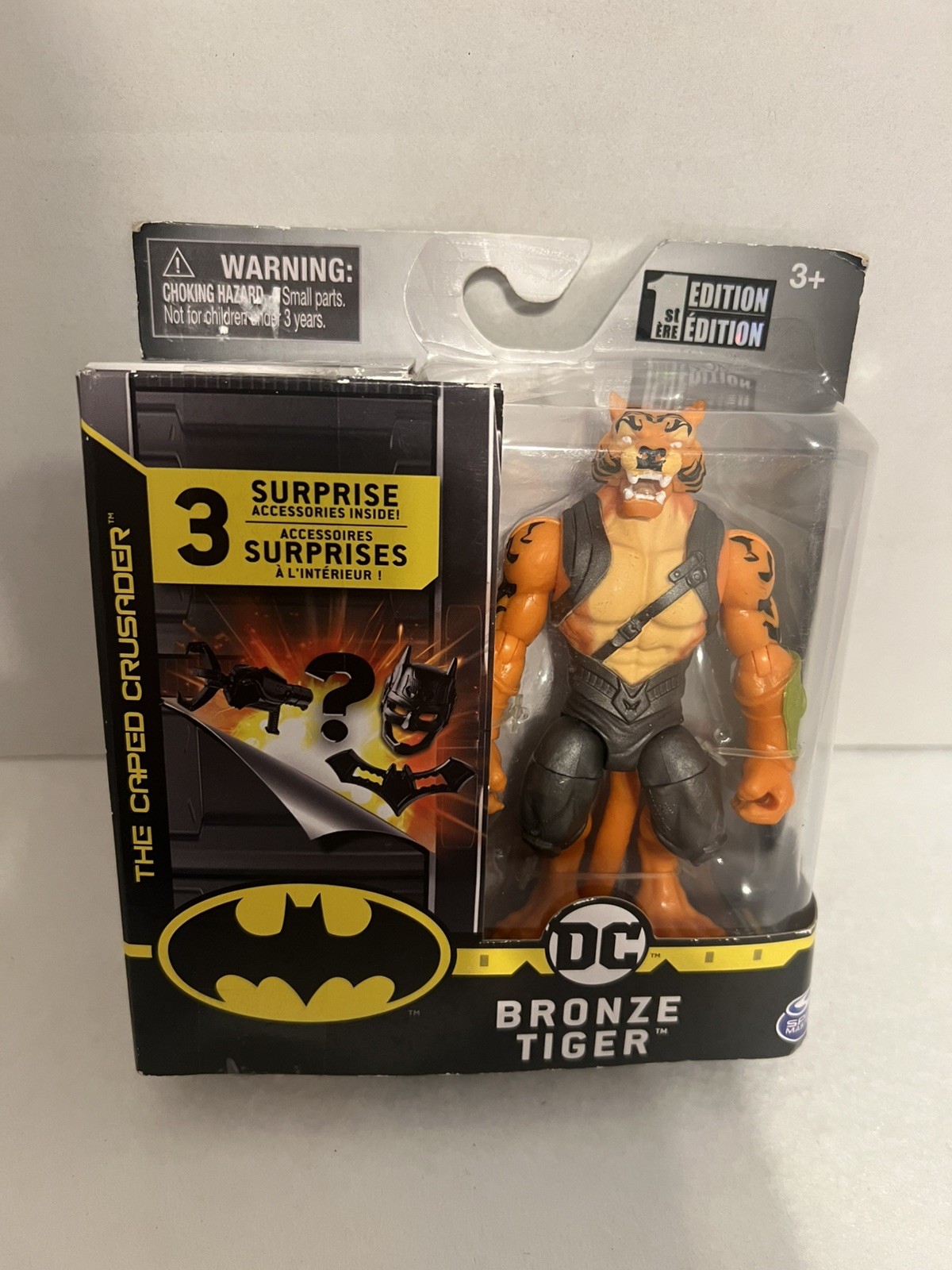 DC Spin Master BRONZE TIGER (1st Edition) 4 Inch Action Figure MIP!