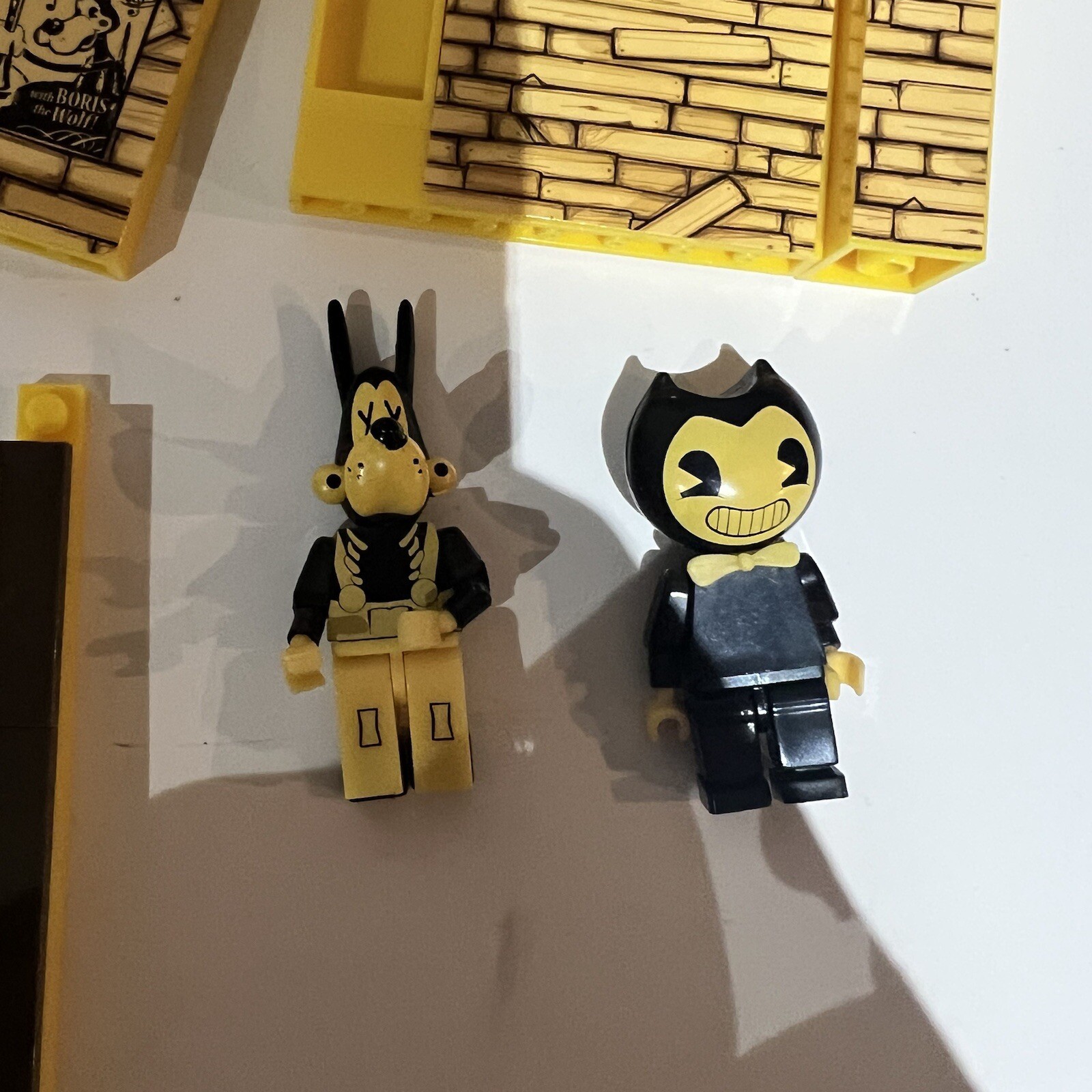 Basic Fun Bendy and The Ink Machine Room Buildable Scene Set MISSING FIGURES