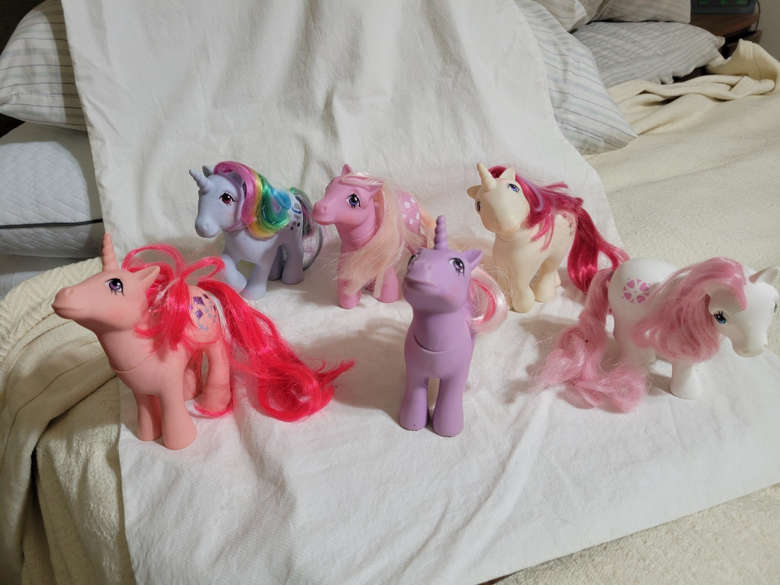 6 Vntg 1990s? My Little Ponies Various Characters 5&Prime; Ht