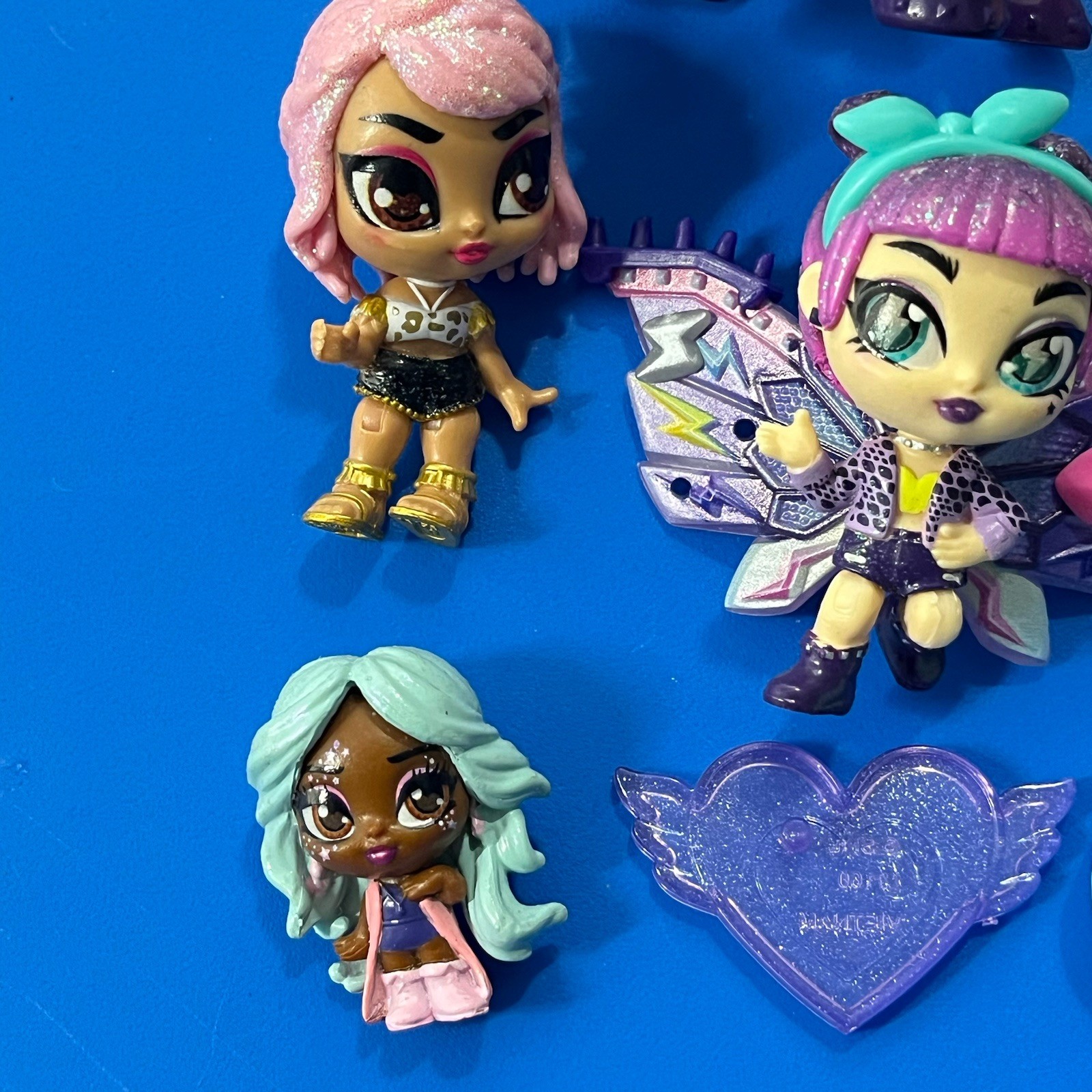 Hatchimals Enchanted Pixie Riders Figure Lot Wilder Wings Mel Mini Glitter Angel