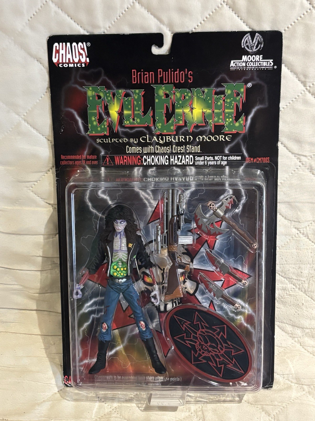EVIL ERNIE 1997 ACTION FIGURE BRIAN PULIDO&rsquo;S CHAOS COMICS MOORE COLLECTIBLES