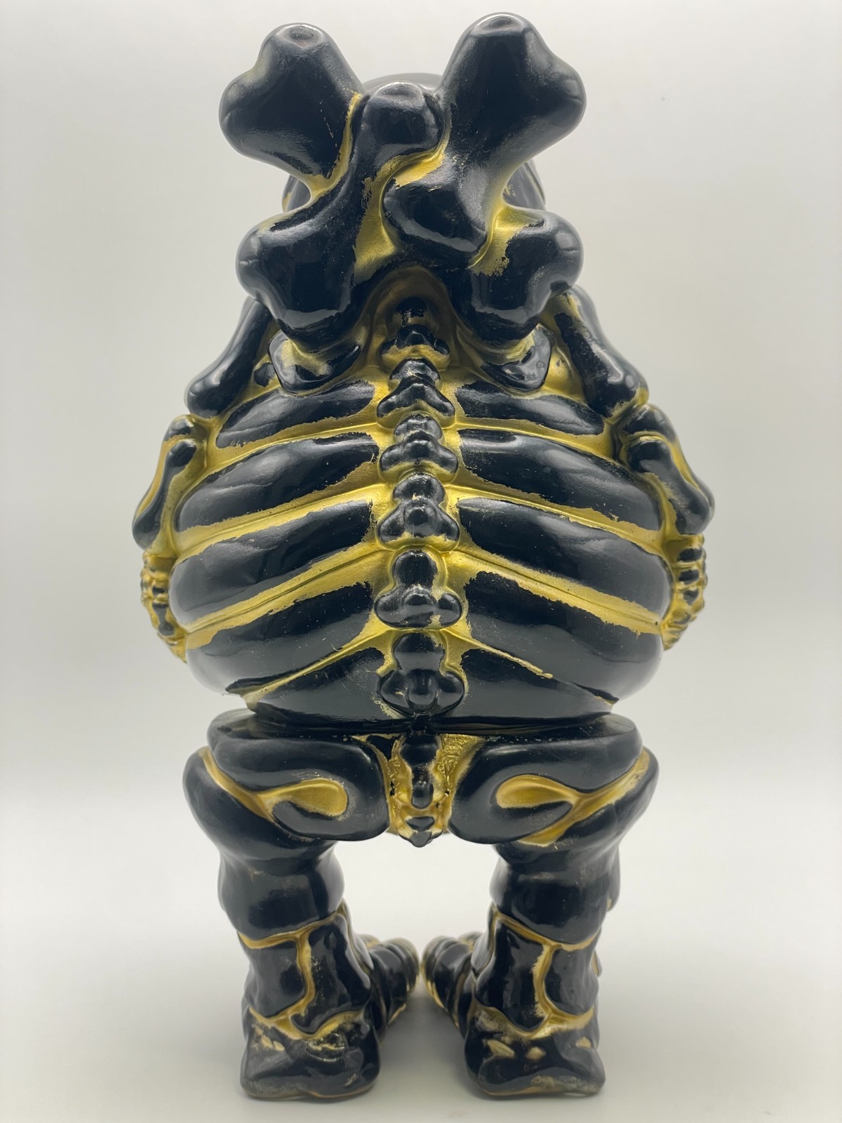 Big Boner (Black & Gold) 8&Prime; Sofubi Fig. by Ron English x BlackBook Toys